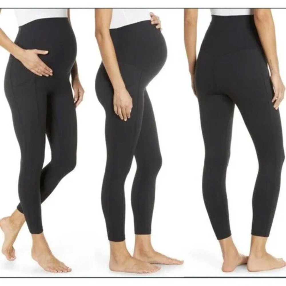 Z By Zella Maternity Daily Ankle Leggings - Black - Small NWT